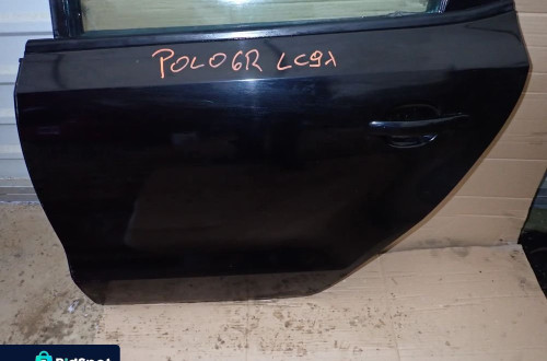 VOLKSWAGEN POLO 6R 6C DRZWI LEWY TYŁ LC9X