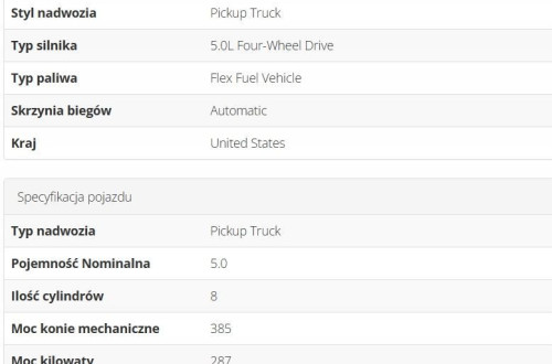 U3 FORD F150 15- 5.0 4X4 MODUŁ POMPY PALIWA FU5A-9D370-JA
