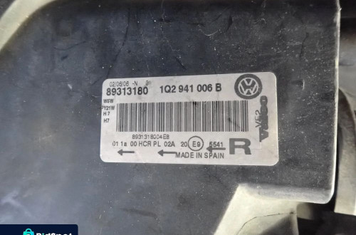 VOLKSWAGEN EOS LAMPA PRAWY PRZÓD ANGLIK 1Q2941006B