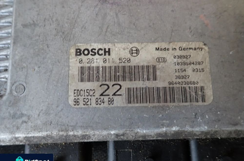 PEUGEOT 406 LIFT 2.0 HDI STEROWNIK SILNIKA KOMPUTER 9652183480