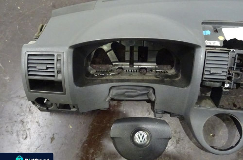 VW TRANSPORTER T5 1.9 TDI DESKA ROZDZIELCZA PODUSZKA AIRBAG PASAŻERA KIEROWCY