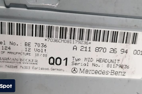 MERCEDES E W211  02r- RADIO NAWIGACJA A2118702694