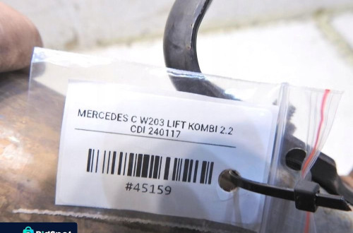 RURA WYDECHOWA MERCEDES W203 2.2 CDI