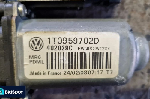 SEAT SKODA VOLKSWAGEN SILNICZEK SZYBY PRAWY PRZÓD 1K0959792J