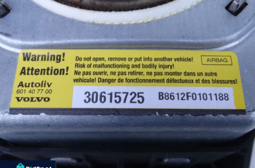 PODUSZKA POWIETRZNA KIEROWCY VOLVO V50 S40 30615725 F-VAT