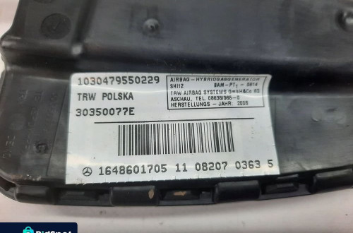 PODUSZKA AIRBAG FOTELA LEWA MERCEDES ML W164