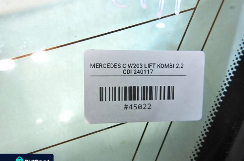 SZYBA KAROSERYJNA PRAWY TYŁ MERCEDES W203 KOMBI LIFT