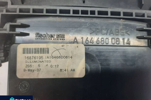 SCHOWEK TUNELU MERCEDES ML W164 GL X164 A1646800814