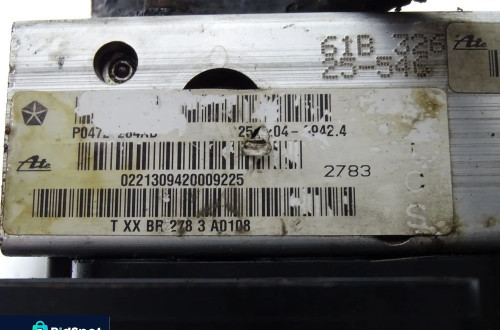 POMPA HAMULCOWA STEROWNIK ABS GRAND VOYAGER IV CARAVAN 04683932AB F-VAT