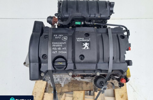 SILNIK KOMPLET Citroen C3 1.6 16V 110KM udokumentowane 169tyś NFU