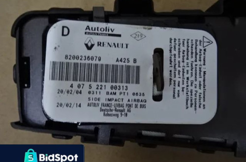 AIRBAG PODUSZKA FOTELA PRAWY PRZÓD RENAULT LAGUNA II NR52