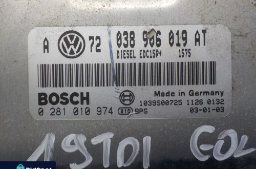 VW GOLF IV 1.9 TDI KOMPUTER SILNIKA 038906019AT