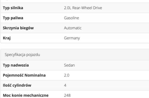 U5 BMW 4 F36 GRAN COUPE ZAWIAS DRZWI PRAWY GÓRNY TYŁ 7246062