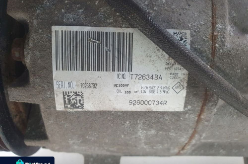 Renault Captur 0.9 TCe SPRĘŻARKA KLIMATYZACJI pompa 926000734R