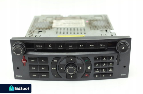 RADIO NAWIGACJA GPS PEUGEOT 407 COUPE (2004-2008) 96632912XA RT3 N3