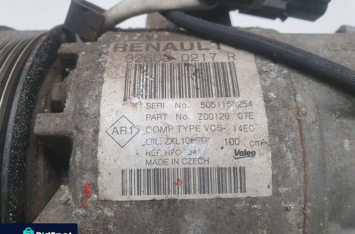 Renault Clio IV 1.2 TCe SPRĘŻARKA KLIMATYZACJI pompa 926000217R