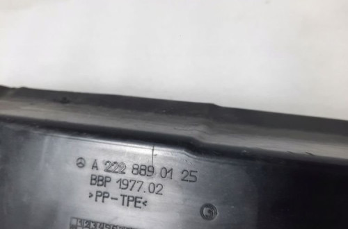 MERCEDES W222 WYGŁUSZENIE BŁOTNIKA LEWY PRZÓD