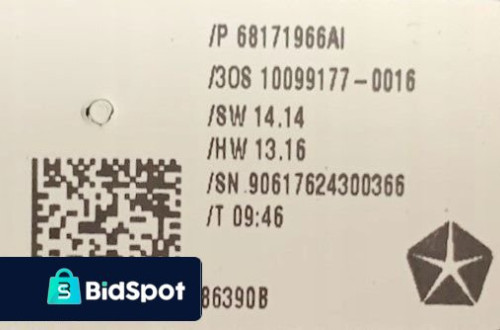 U1 DODGE RAM 1500 IV LIFT 14- WYBIERAK GAŁKA SELEKTRO BIEGÓW 68171966AI