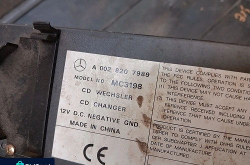 mercedes w220 clk zmieniarka plyt cd a0028207989