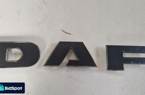 napis maski logo emblemat daf