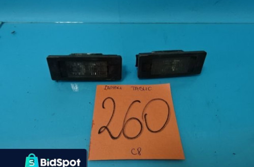 LAMPKI TABLIC REJESTARACYJNYCH CITROEN C8