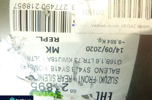 nowy tłumik  suzuki baleno kombi  1,3 1,8 1,6 96-02r