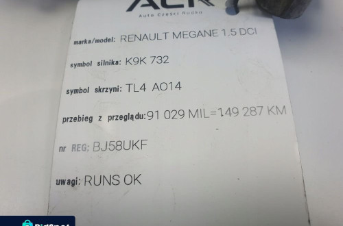 Renault Megane II 1.5 DCI SPRĘŻARKA KLIMATYZACJI pompa