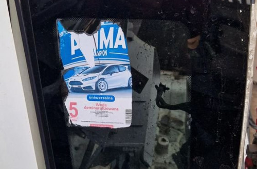 FIAT PANDA II SZYBA KAROSERYJNA LEWY TYŁ