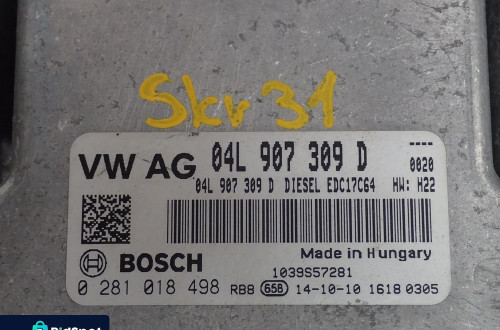 KOMPUTER SKODA OCTAVIA III 3 1.6 TDI 04L907309D
