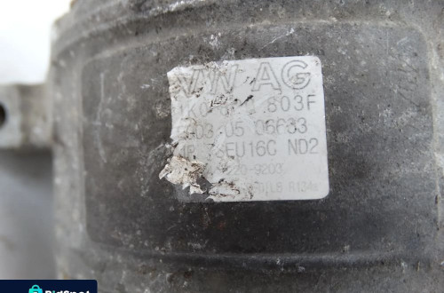 SPRĘŻARKA KOMPRESOR KLIMATYZACJI VW GOLF V AUDI A3 SKODA SEAT 1K0820803F 2.0 TDI F-VAT