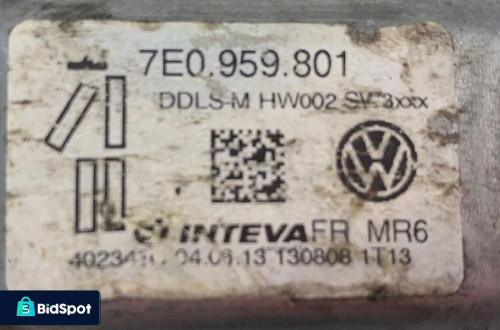 VW TRANSPORTER T6 SILNICZEK PODNOSZENIA SZYBY LEWY 7E0959801