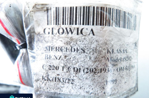 GŁOWICA MERCEDES202 C 220 T CDI OM 611.960 6110160901 R6110160304