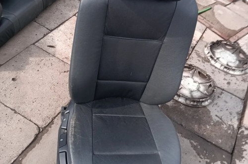 bmw x5 e53 fotel siedzenie przod przednie pasazera prawe skora skorzane europa