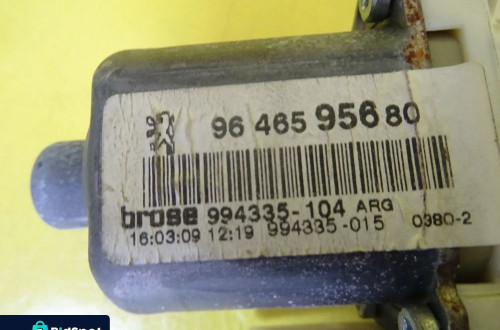 PODNOŚNIK SZYB SZYBY LEWY TYŁ PEUGEOT 407 SW 9646595680 / 0130822201 MECHANIZM ELEKTRYCZNY NR311