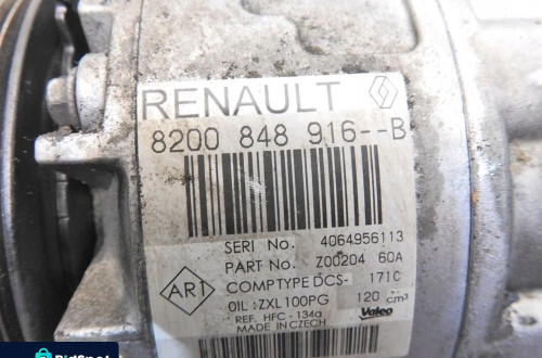 SPRĘŻARKA KLIMATYZACJI RENAULT LATITUDE 2.0 DCI 8200848916