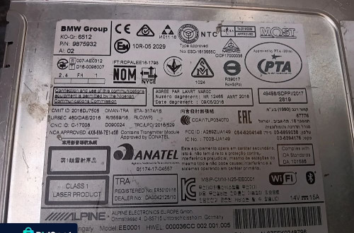 bmw f20 f21 g30 radio sdi cd 9875932