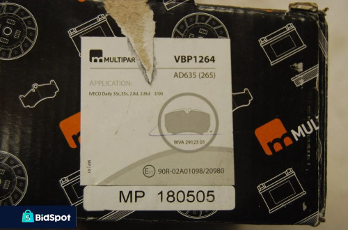 KLOCKI HAMULCOWE TYŁ TYLNE NOWE 20.3MM WVA29123 MULTIPART IVECO DAILY 99-14