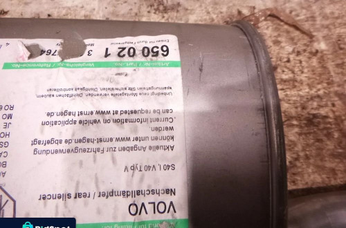 volvo s40 v40 95r- 1,6 1,8 2,0 tłumik nowy ernst