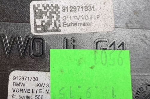 BMW G11 G12 LISTWA DEKOR BOCZKU LEWY PRZÓD 7450767