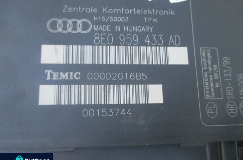 Moduł komfortu AUDI A4 B6 8E0959433AD