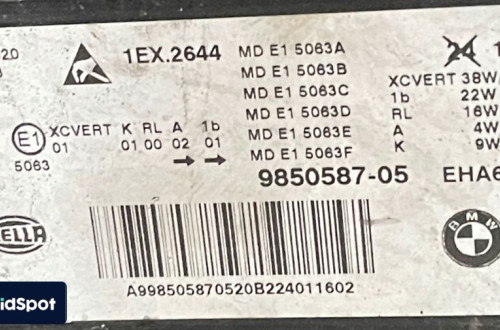 BMW G30 G31 LIFT LASER MODUŁ JEŻ LEWY 235083-01