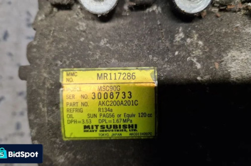 MITSUBISHI LANCER V 1.6 SPRĘŻARKA KLIMATYZACJI MSC90C MR117286