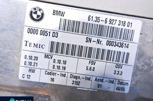 MODUŁ STEROWNIK FOTELA BMW E61 6927318