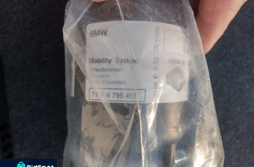 bmw f10 f11 kompresor do pompowania kola plus klej 6795461 6792688