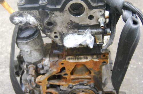 SILNIK GOŁY SŁUPEK 2.0 SDI BDK 220TYS.KM VW GOLF V TOURAN AUDI SEAT SKODA