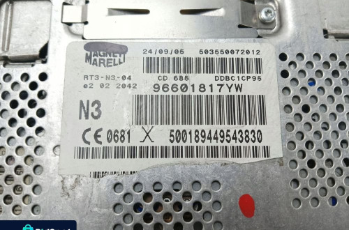 RADIO CD NAWIGACJA GPS RT3-N3-04 PEUGEOT 407 96601817YW