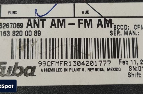 WZMACNIACZ ANTENY MERCEDES W163 A1638200089