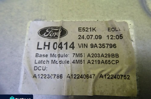PODNOŚNIK SZYB LEWY PRZÓD FORD FOCUS MK2 LIFT 4M5T-14A389 MECHANIZM ELEKTRYCZNY NR50