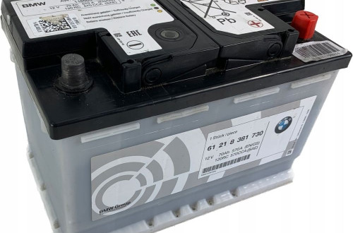 AKUMULATOR BMW 70 Ah 570A 12V ORYGINAŁ 6818076