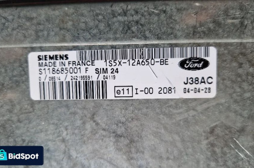 FORD KA 1.3 STEROWNIK SILNIKA 1S5X-12A650-BE